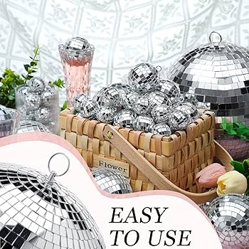 Disco Ball Set - Waterproof Mirror Balls For Party Decorations