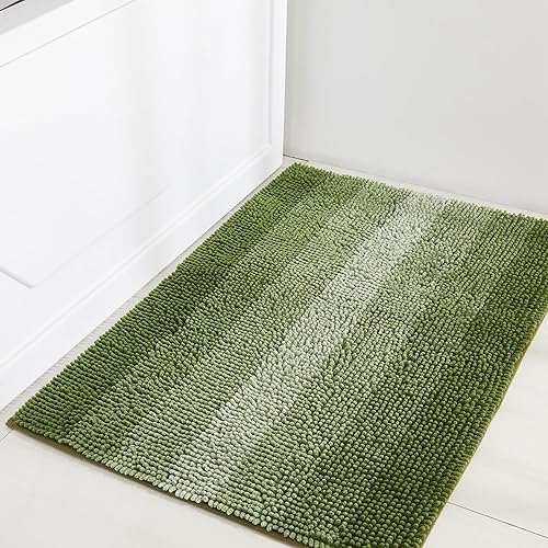 Miniatura 8 de COSY HOMEER Tapete de baño alfombrillas hechas 100 % de poliéster, muy suaves, antideslizantes absorbe el agua especiales para lavar a máquina