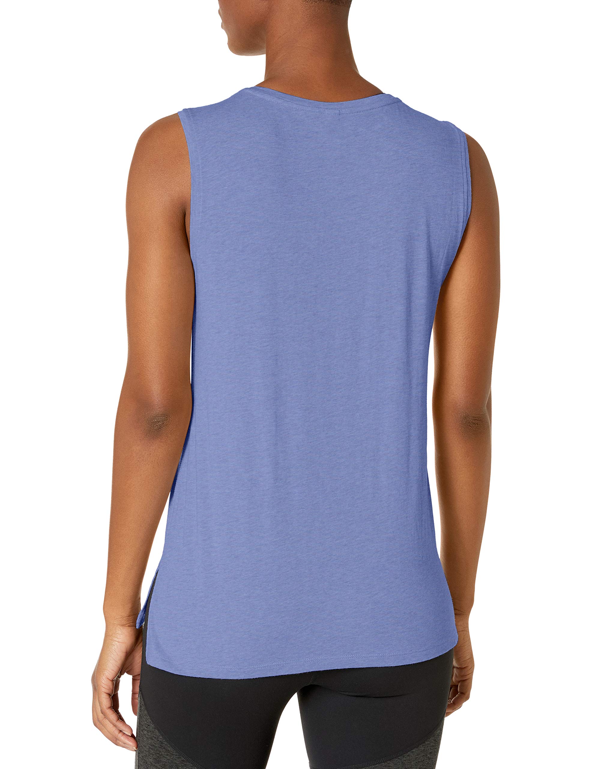 Amazon Essentials Mujer Camiseta de Yoga sin Mangas de Corte Holgado de Algodón Suave (Disponible en Tallas Grandes) — view 2