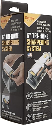 Miniatura 6 de Smiths TRI-6 Arkansas TRI-HONE sistema de piedras de afilar