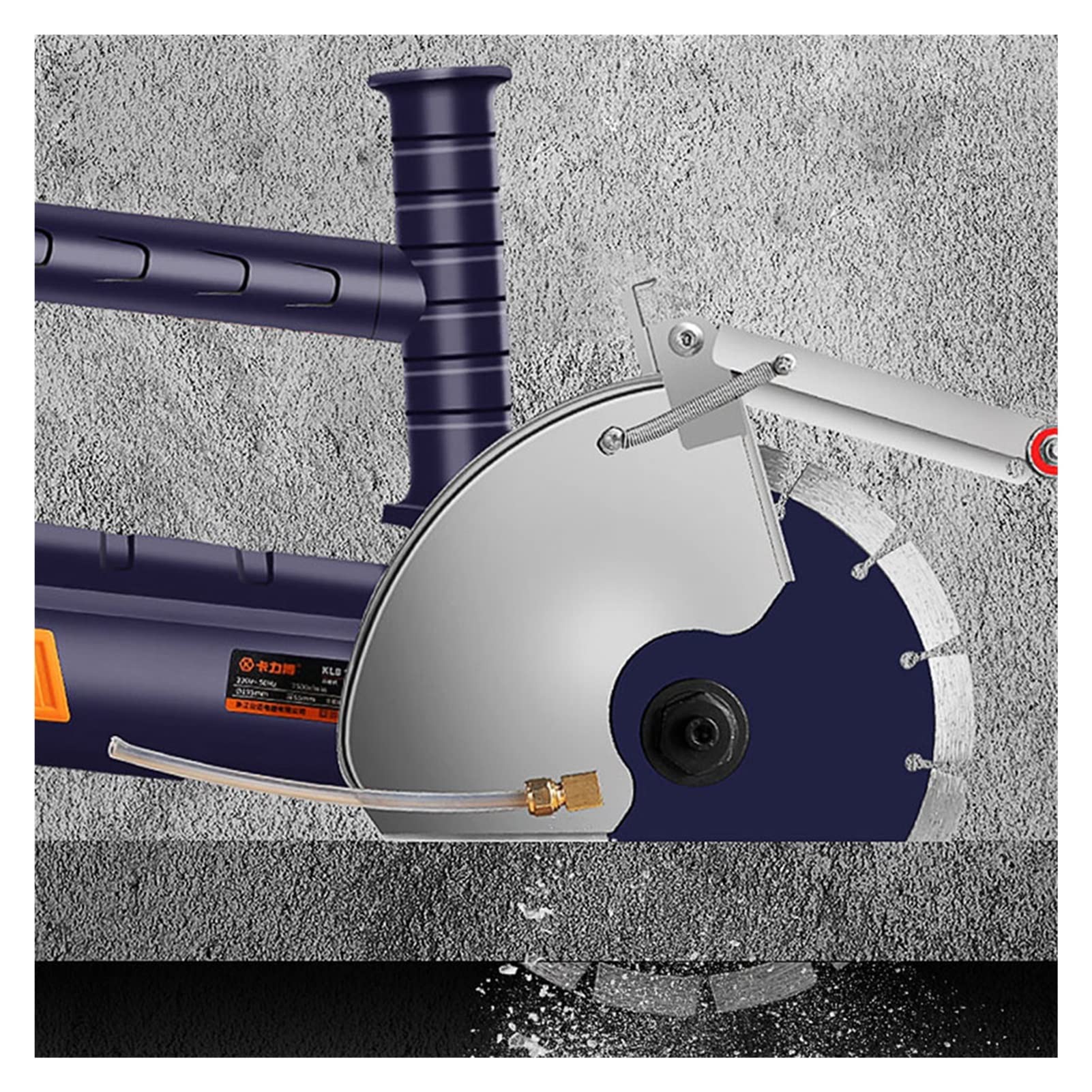 Rozadora Pared, 5 cuchillas de pared eléctrica Chaser 4. 5kw 5.5kw Máquina de corte de ranura transparente sin escobillas de acero de la máquina de traplote de sierra circular(One blade 210)