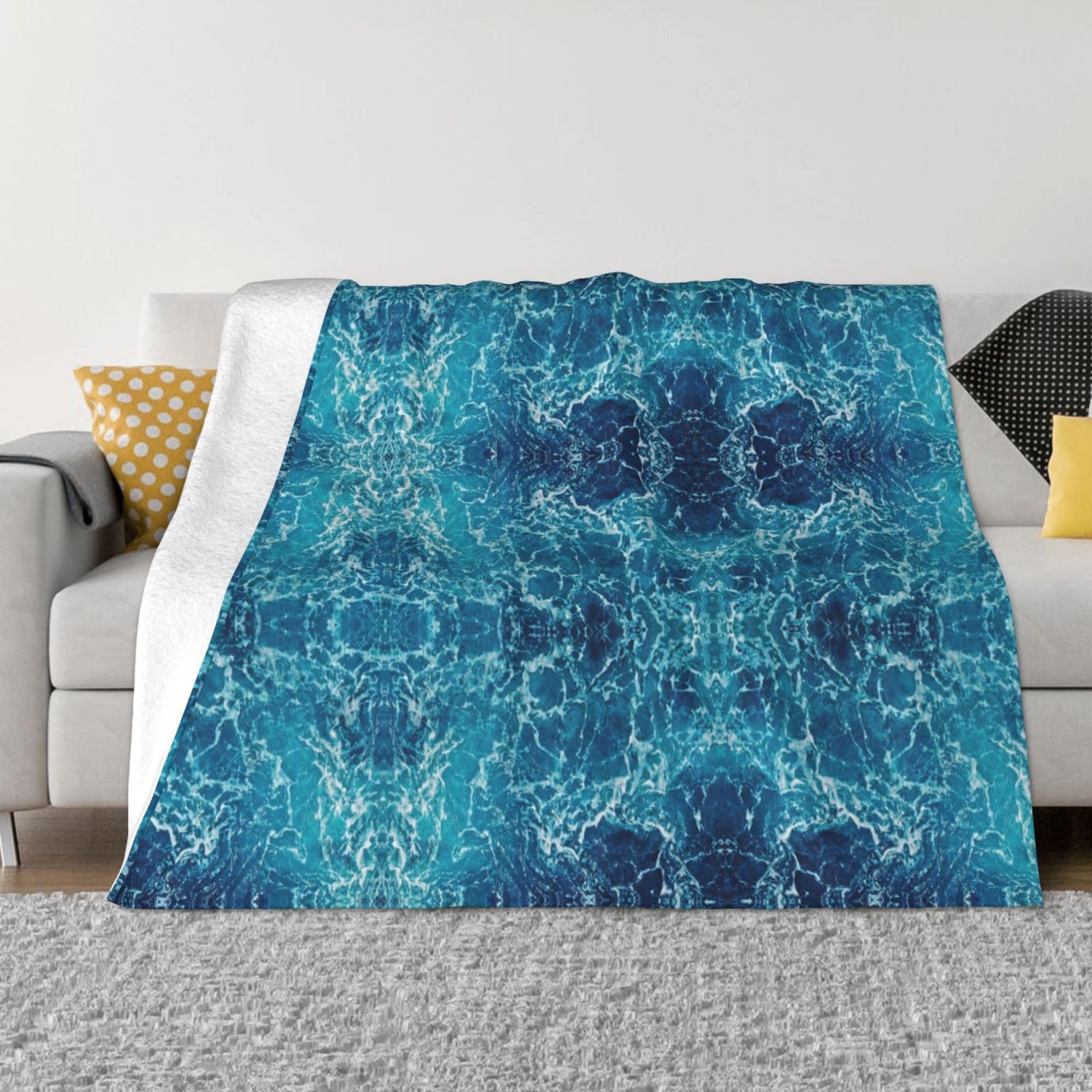 Couverture flanelle voyage et canape imprimetropical pour s'evader