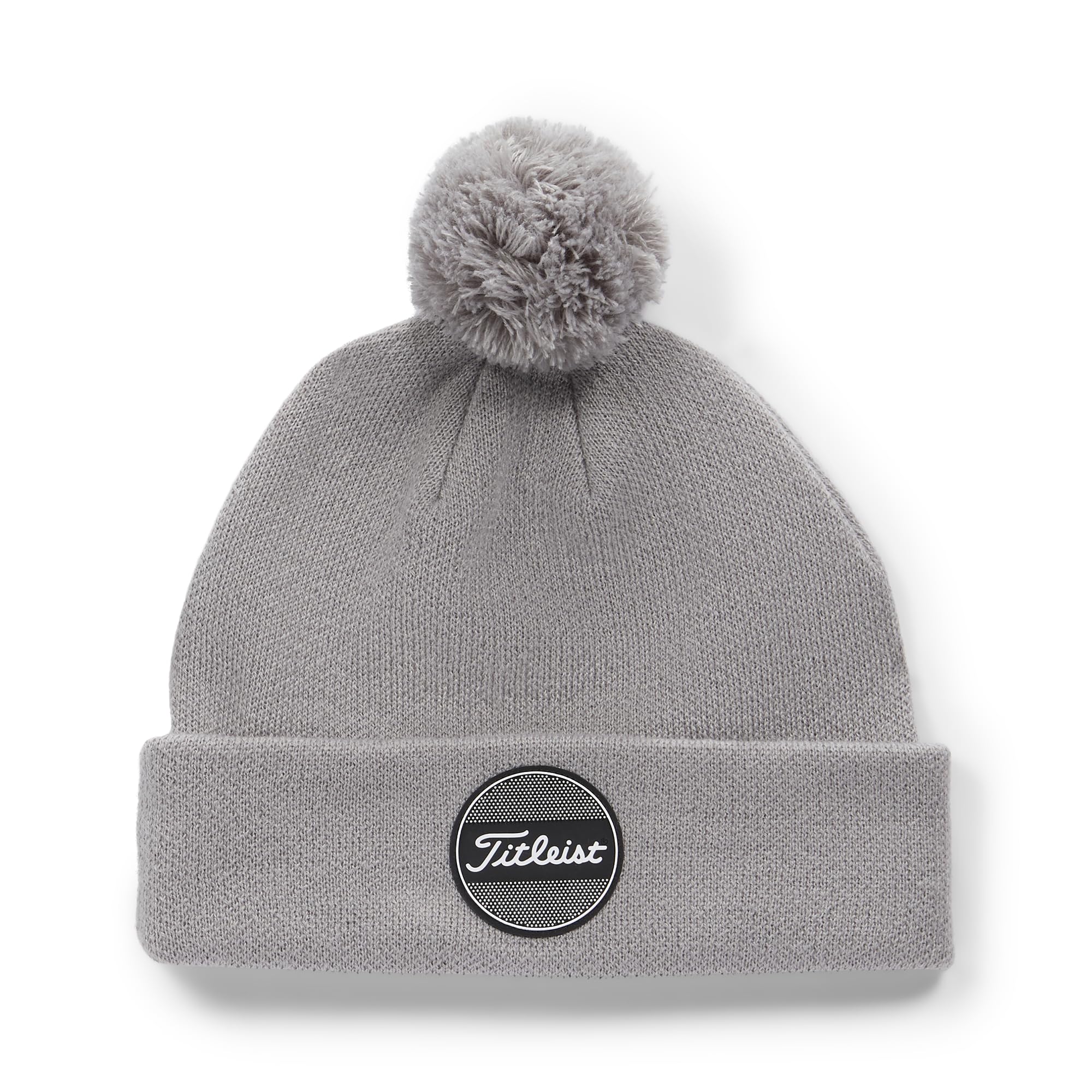Titleist Boardwalk Pom Pom Golf Beanie, Grey, One Size Fits All