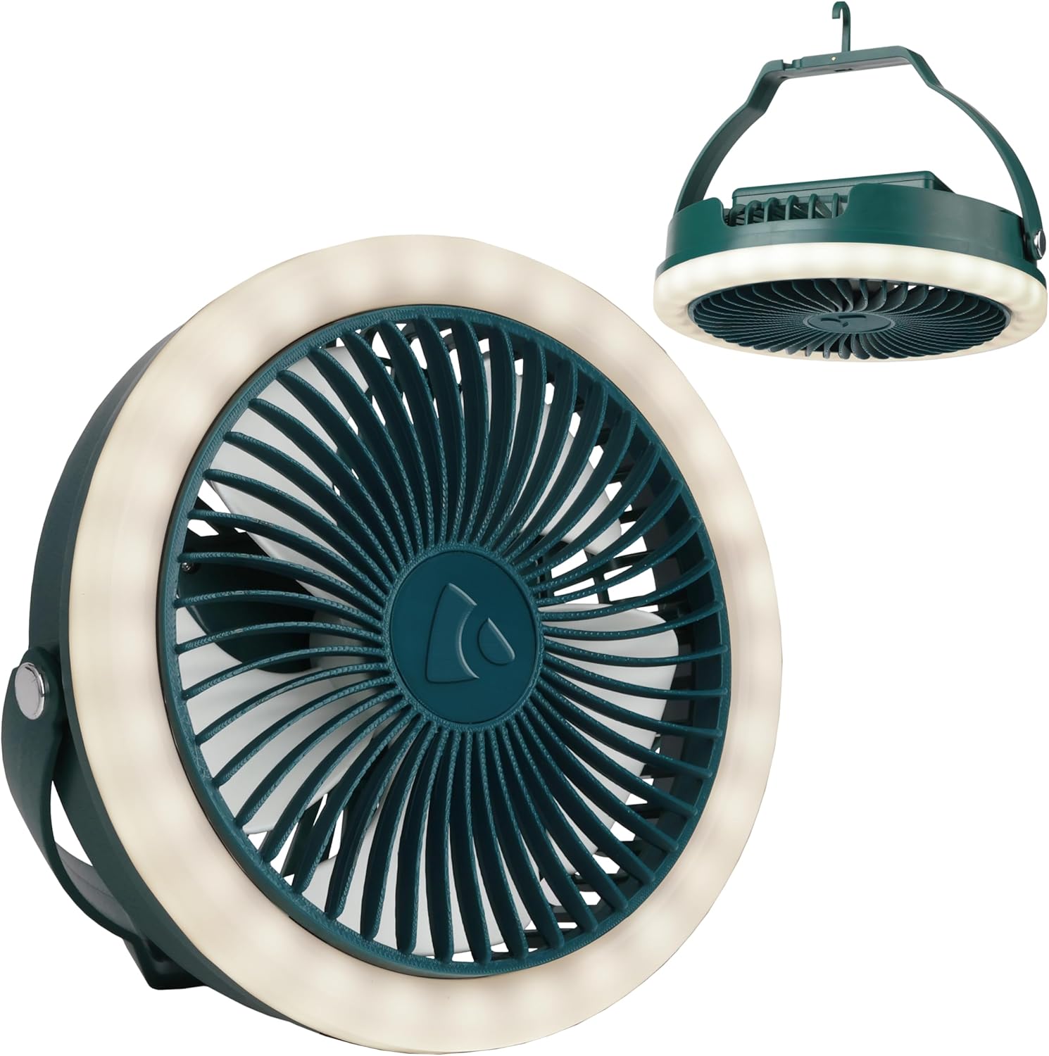 Coghlan's Portable Camping Fan with LED Light – Battery-Powered, Compact Design, Quiet Operation, USB Rechargeable for Tents, Outdoor Adventures, Emergency Use, and Travel