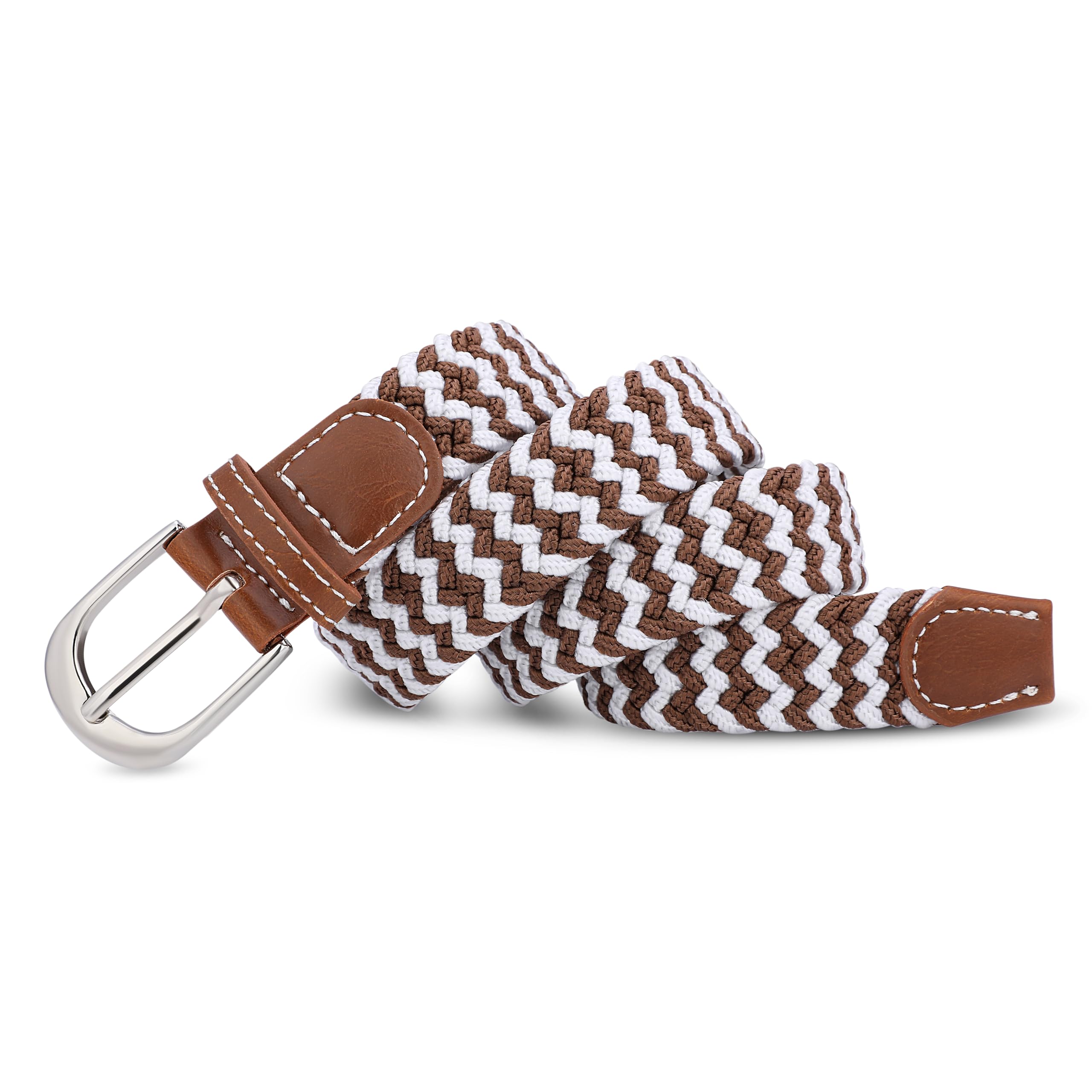 MagicPop Stretchable Belt for Kids, Fancy Belt for Formal, Casual & Jeans Wear, Waist 20-24-28-30 Inch 3|5|7|9|11 Yrs