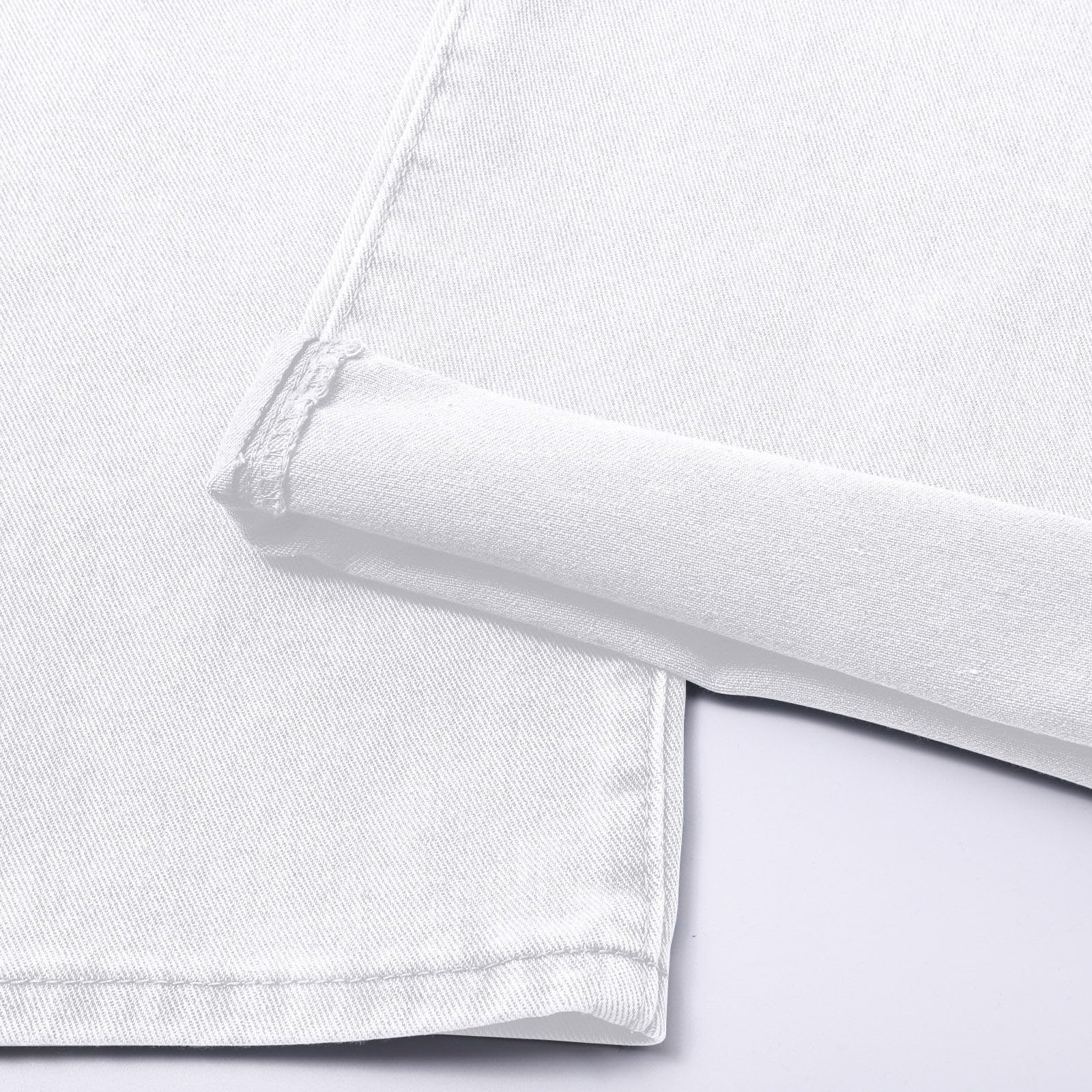 Generisch Jeans da donna a vita alta, in denim, alla moda, per il tempo libero, casual, alla moda, con coulisse e tasche 2026