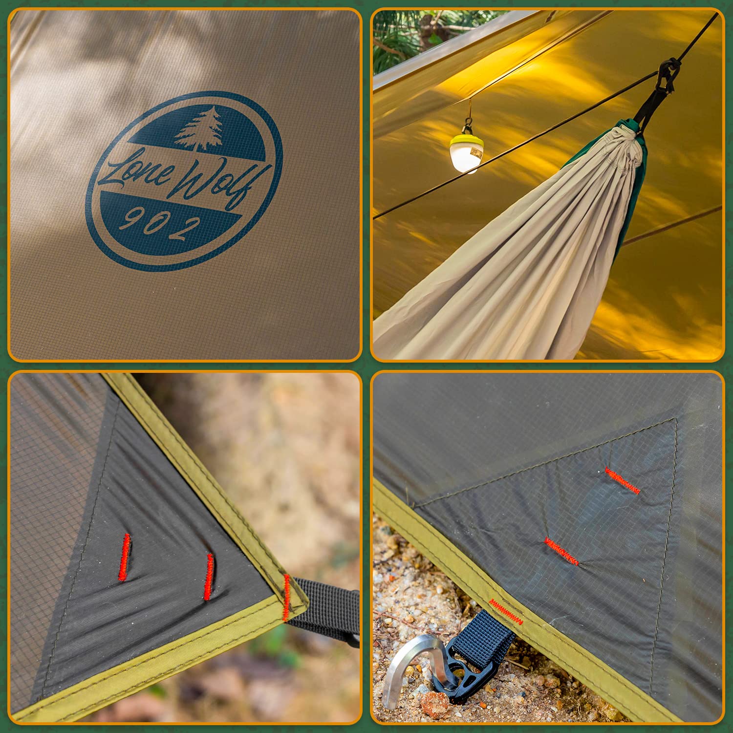 lonewolf 902 tarp Camping Hammock Tarp 9×12ft Ultralight 20D Silnylon Waterproof 3000mm for Hiking Backpacking Farbe:Neon Gelb-Schwarz Fahrradbörsen 2026 - ADFC pn_26 specialized end of season