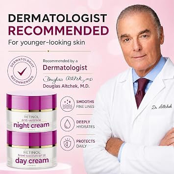 LIVAURA Retinol Day Cream SPF 20 - Anti Aging Face Moisturizer for Women | Daily face cream for mature and aging skin with Vitamin C and E - lightweight wrinkle care that wears under makeup