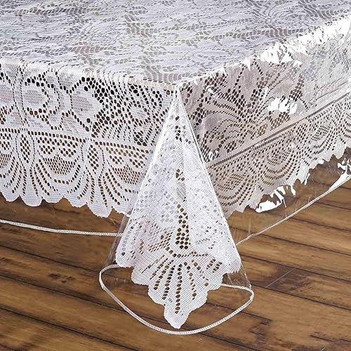 Miniatura 6 de Efavormart - Mantel protector de vinilo impermeable desechable y ecológico de 70 x 70 pulgadas para picnic, banquete, evento y fiesta
