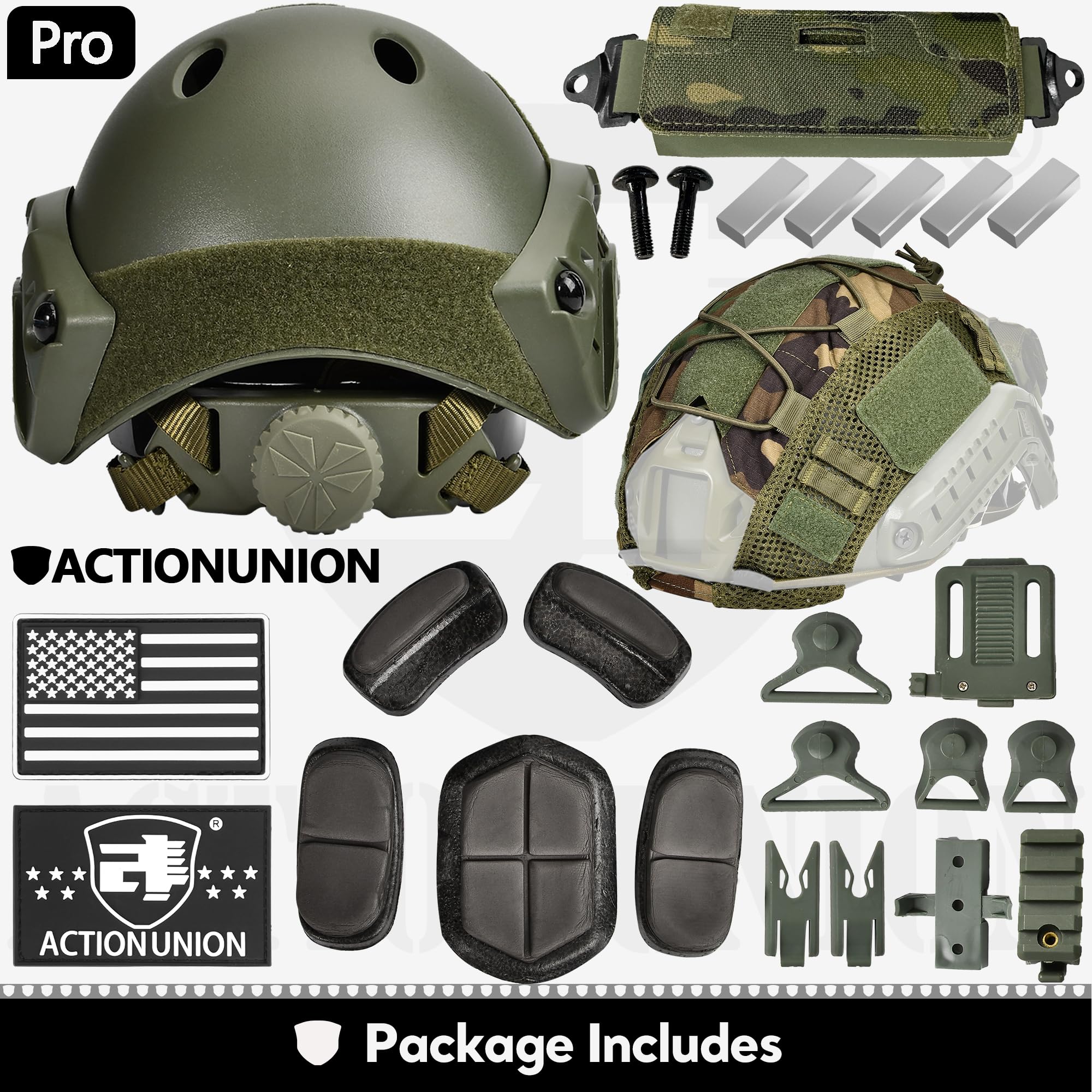 FASTタイプ戦術ヘルメット｜調整可能｜オリーブドラブ FASTタイプ戦術ヘルメット｜調整可能｜オリーブドラブ