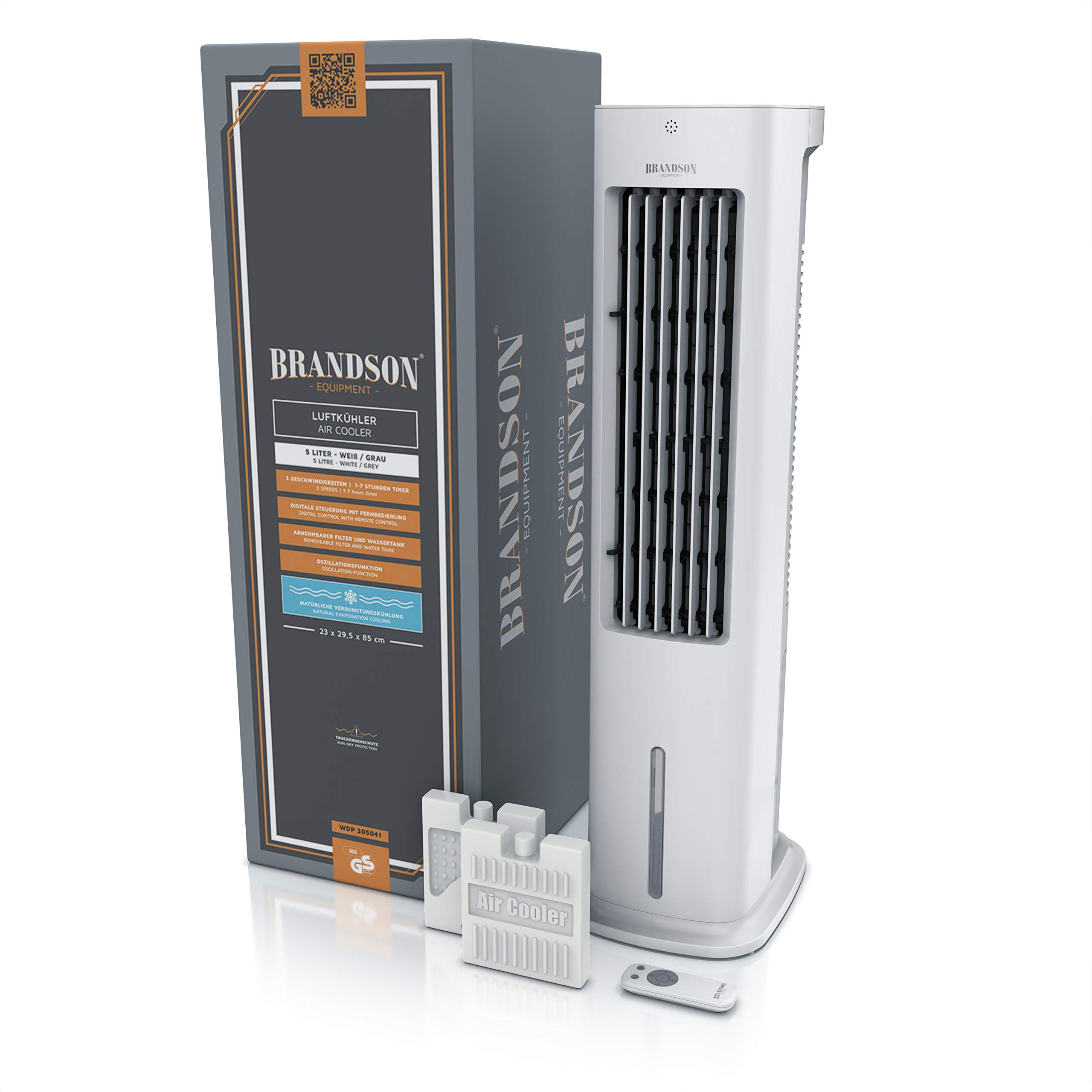 Brandson - Turmventilator mit Wasserkühlung - Preisträger 2026 - Verdunstungskühler - Luftkühler... Ansicht 7