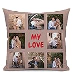 Custom Pillow Cover, Personalized Pillow Case with Photo Text Image, Customized Couples Gifts Decorative Throw Pillowcase Cushion Covers for Couch Bed Sofa， 28