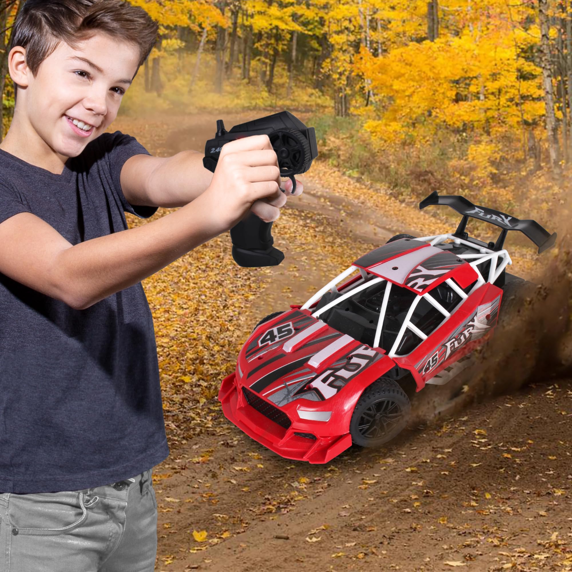 Amazon.com: Mean Machines Fury 2.4GHz RC Rally Racer; Rear Wheel