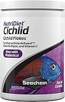 Vista 1 de Seachem NutriDiet Cichlid Fish Flakes - Fórmula probiótica con GarlicGuard 3.53 oz, 3.52 onzas (paquete de 1)