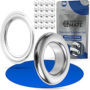 Occhielli Con Rondelle 5 - 10 Mm - Ottone 20 Pz - Foto 11