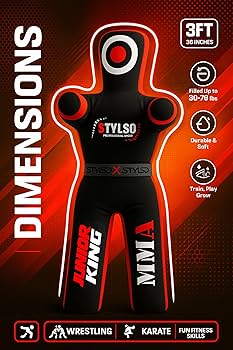 進化した全方位対応の高品質のグラップリングダミー■ブラジリアン柔術■MMA■柔道 Amazon.co.jp: 詰められていないグラップリングダミーレスリング