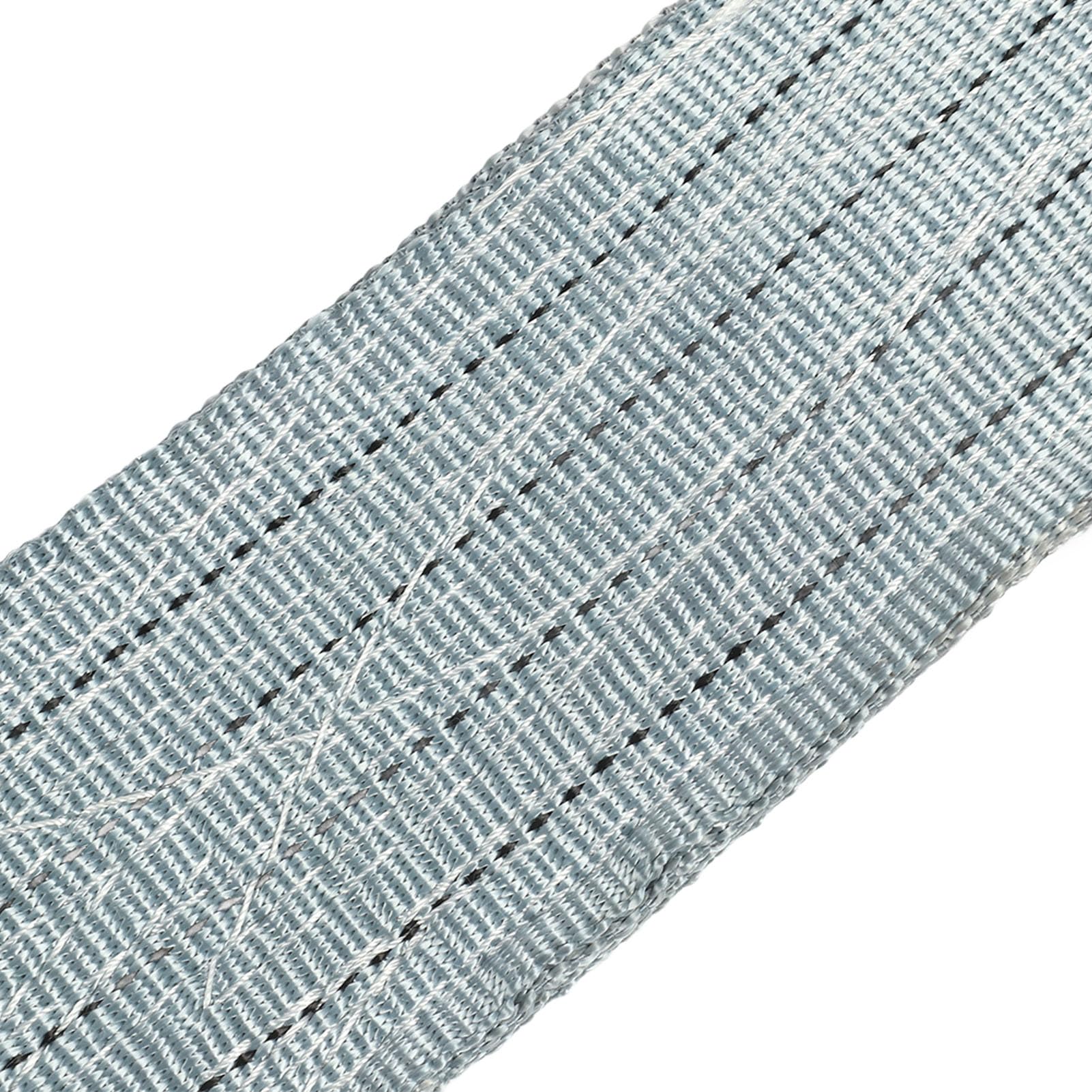 Ausla Heben, Flacher Hebegurt aus Polyester mit Doppelendschnalle, Hochfester, Flexibler Abrieb für die Hebetechnik von Industriekranen und die Handhabung Schwerer Lasten (8T)
