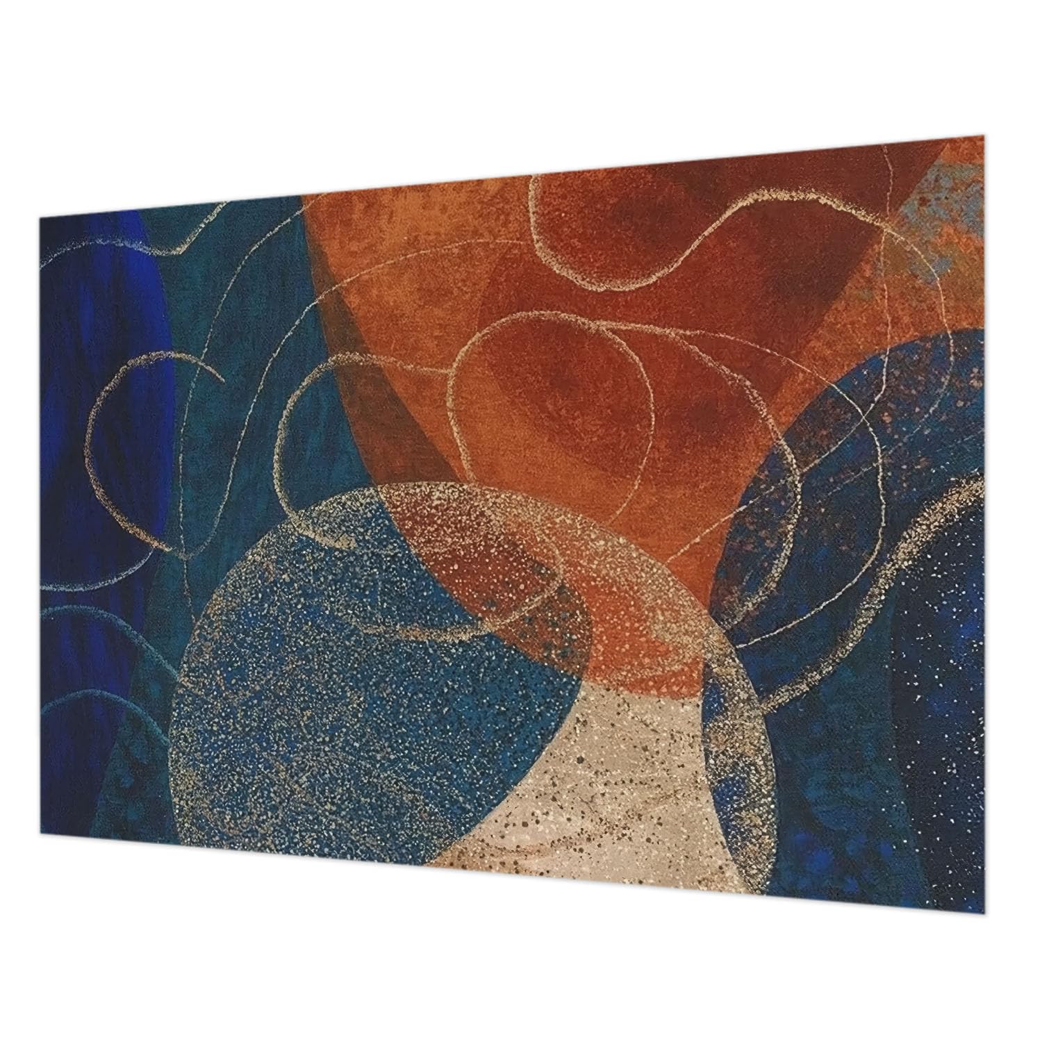 Papier peint intissé chambre et salon Tulup 208x146 cm déco formes colorées