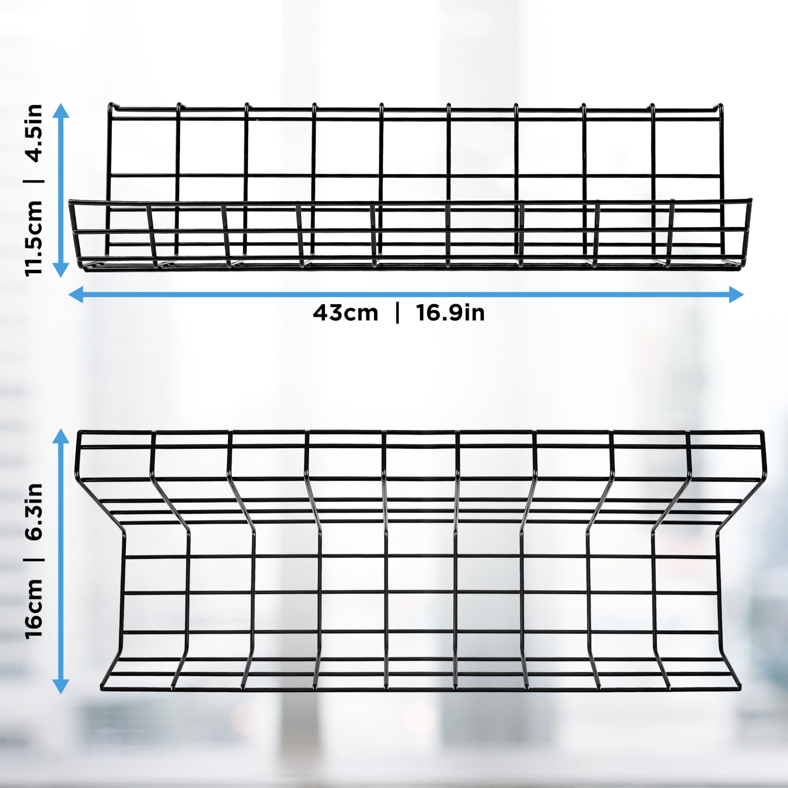Duronic Under Desk Cable Management CMH1 - Image 2