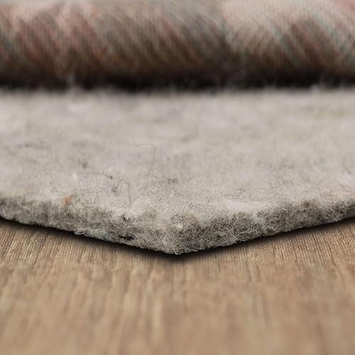 Mohawk Home Almohadilla antideslizante impermeable de 5 x 7, cojín de fieltro + goma, a prueba de mascotas y niños, reversible, segura para todos