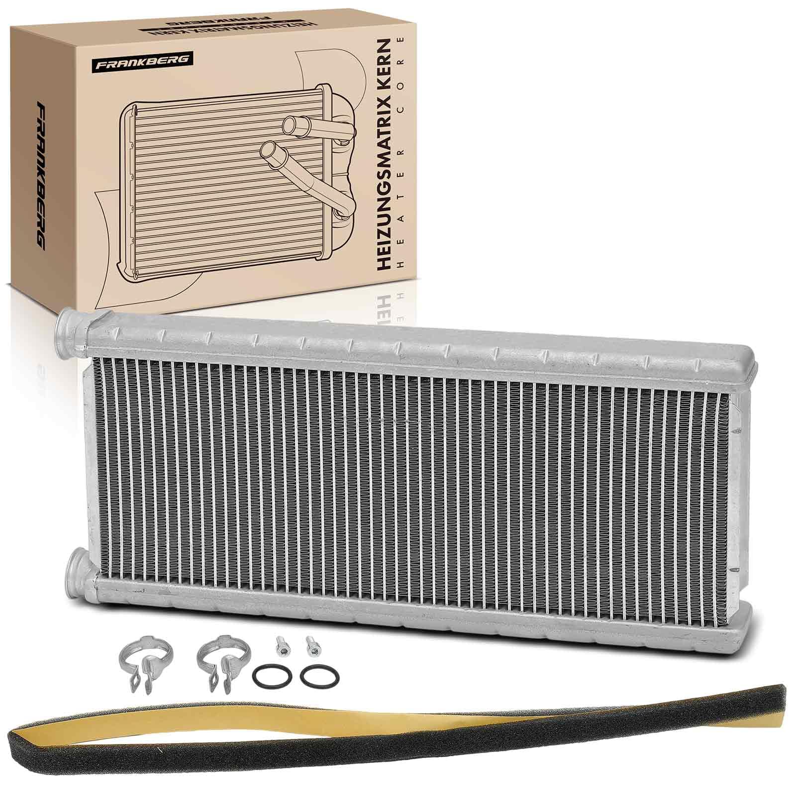 Frankberg Scambiatore di calore per riscaldamento interno 707201 | Compatibile con: Zafira Life Bus K0, Grandland X A18 P1UO, 3008 Van MC MJ MR, C4 Spacetourer, Partner Box/MPV K9