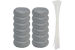 12 Pack Washing Machine Lint Traps with Cable Ties