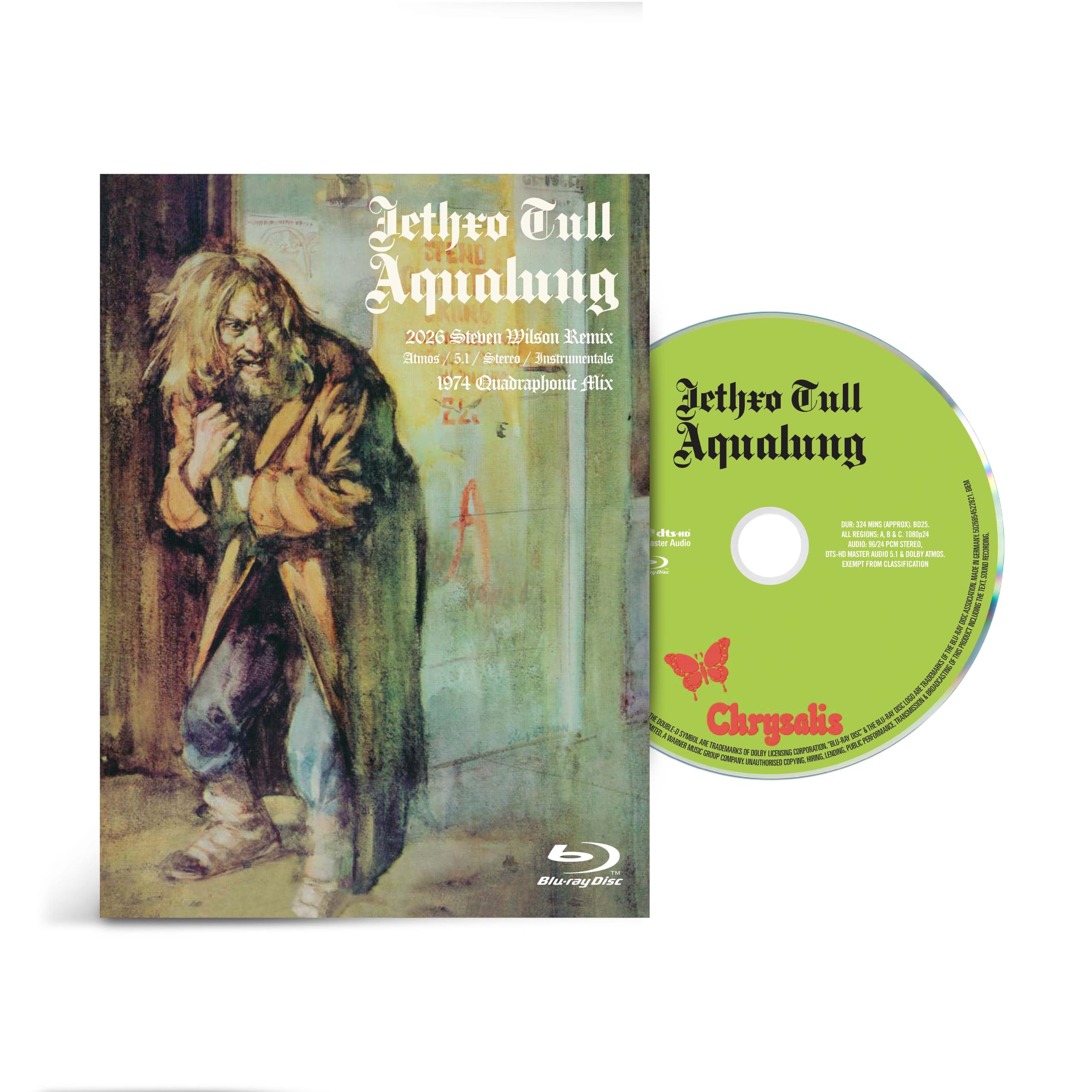 Jethro Tull Aqualung (New Blu-ray Audio) Presale 11/9/26