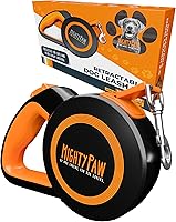 Vista 12 de Correa retráctil Mighty Paw con soporte incorporado para bolsas de excremento Correa retráctil de 16' para perros pequeños, razas medianas