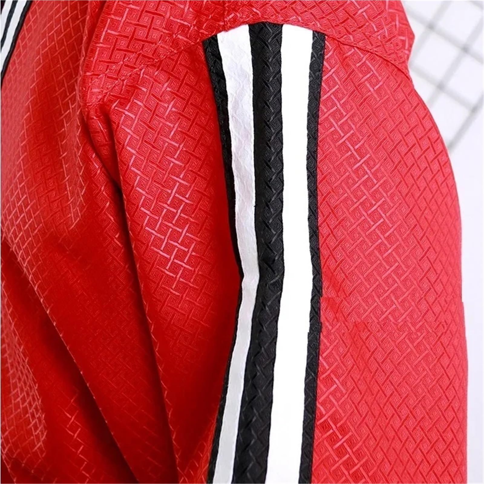 Uniforme Ligero de Cuello en V for Estudiantes de Artes Marciales de Taekwondo. Uniforme de Taekwondo for Rendimiento en Equipo.