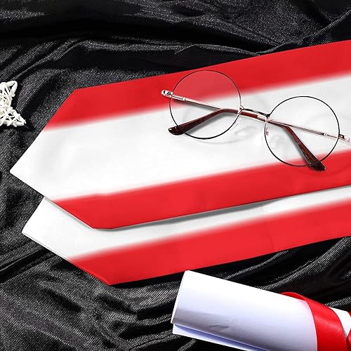 Miniatura 5 de Mantón de graduación de la bandera del Líbano para estola de estrategia internacional para mujeres y hombres, Blanco