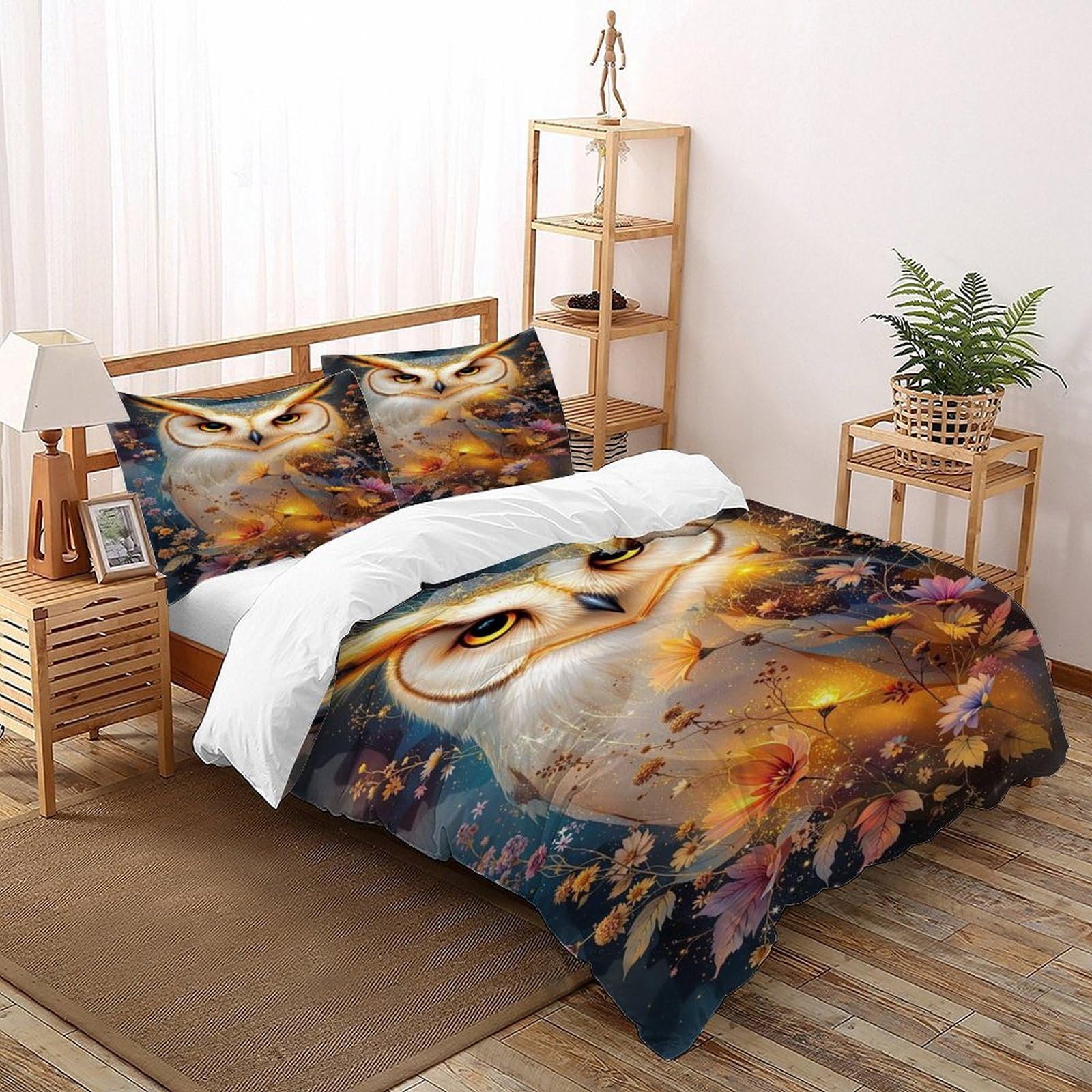 Housse de couette animaux 260x220cm抗皱免烫 microfibre pour adulte