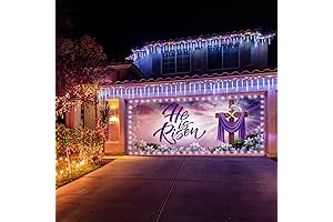 He is Risen Garage Door Banner Cover Large Outdoor Easter Garage Door Decoration