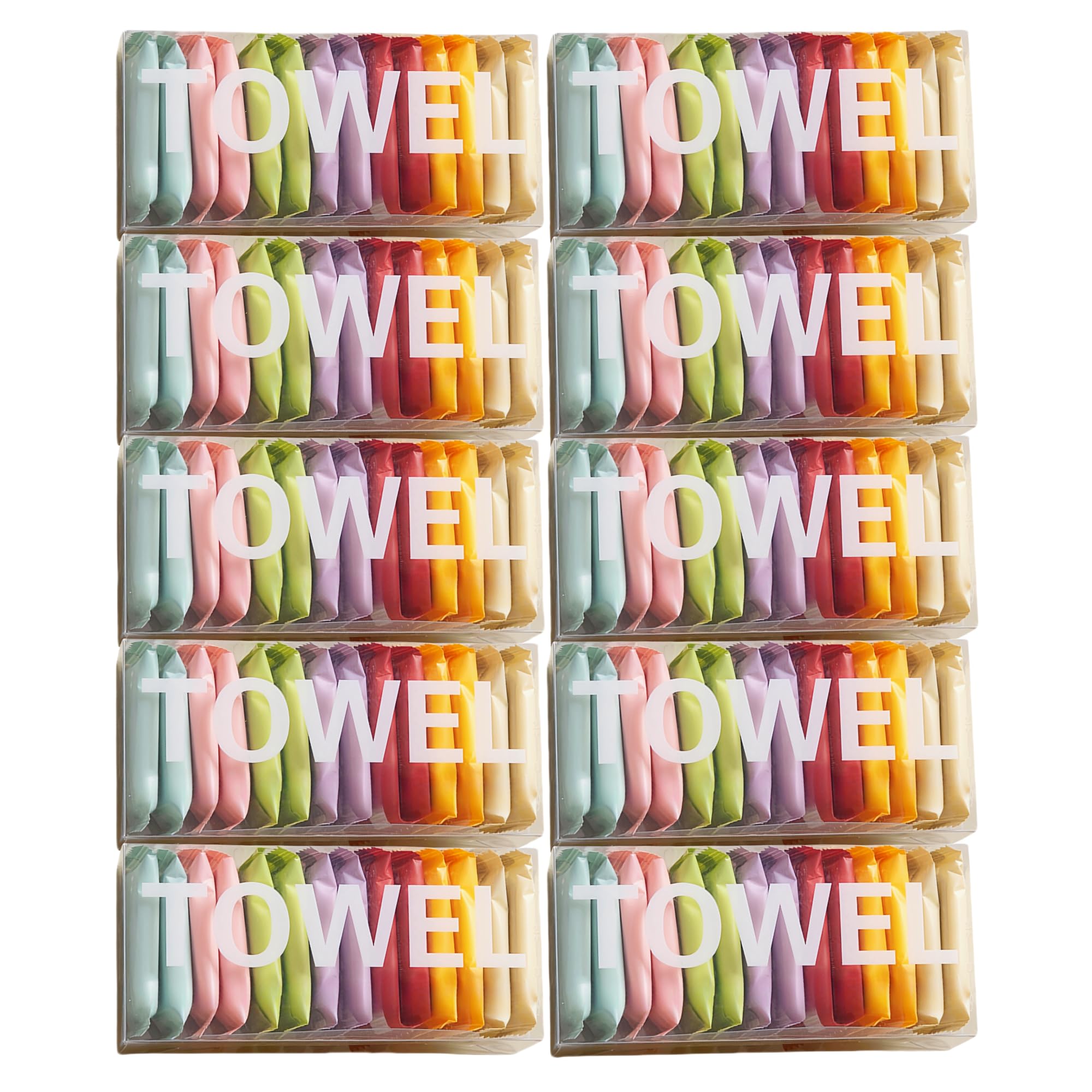 flintronic Compressed Towel,140PCS Portable Face Towel, Disposable Mini Cotton Tissue for Travel Beauty Salon, Camping