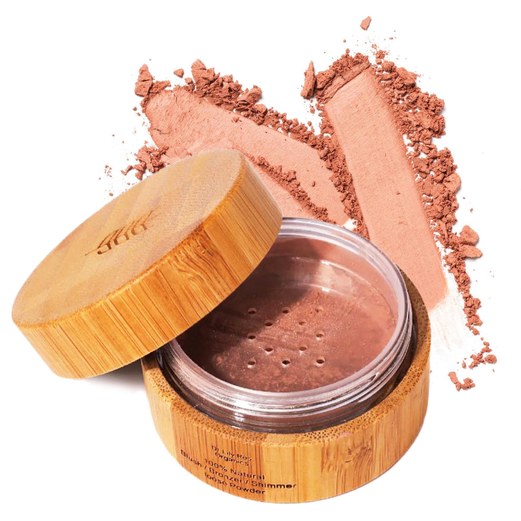 Dr. Lily Ros- All-Natural Blush, Bronzer & Shimmer – Plant Based No Harsh Chemicals, No Parabens or Synthetic Fragrances 100% Natural Formula Safe for Sensitive Skin (Rose Bronze)
