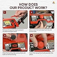 Vista 8 de CANAMAX 570682A 951-10639A - Bombilla de imprimación con línea de combustible, compatible con Craftsman MTD Tecumseh Cub Cadet Troy Bilt Yard