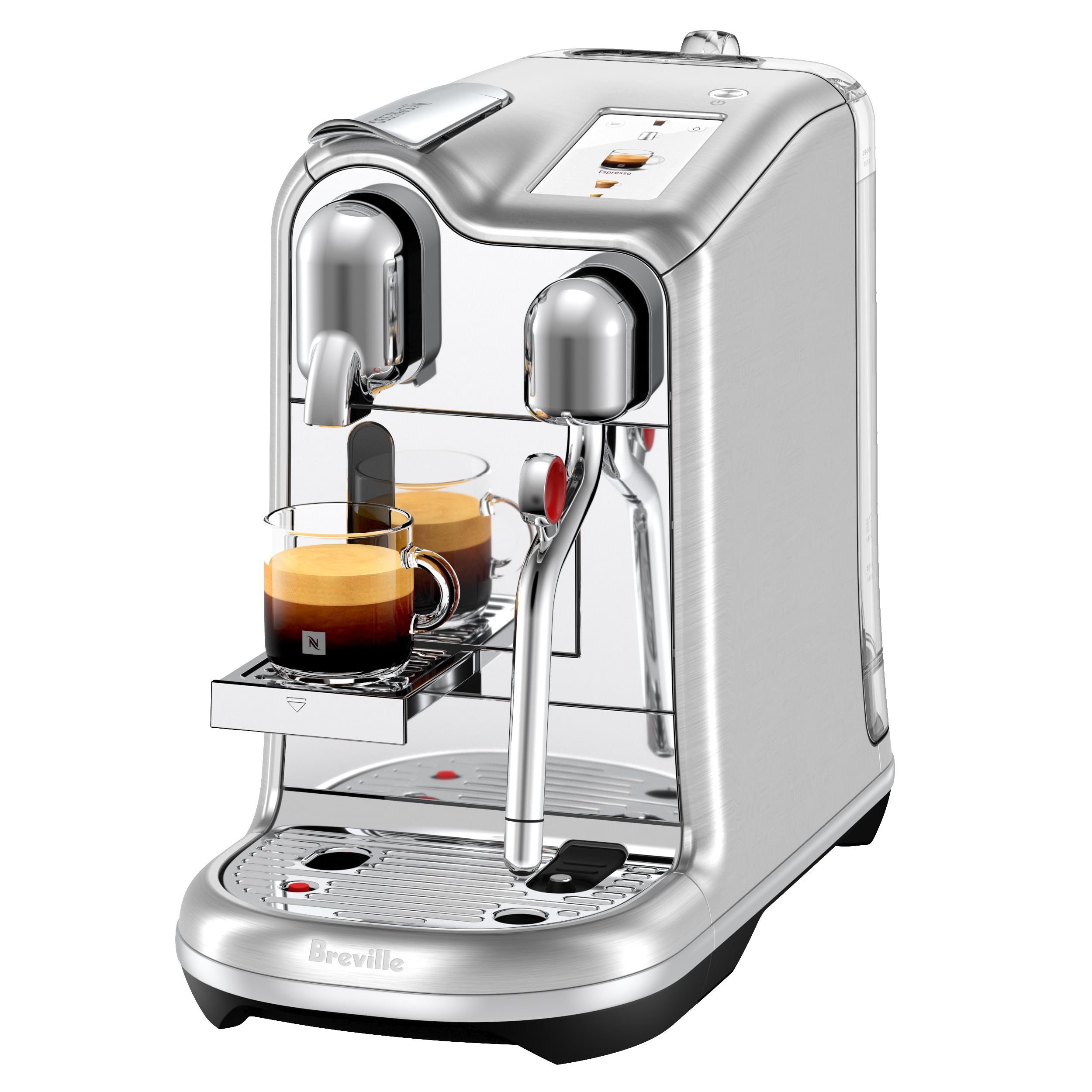 Nespresso Original Creatista Pro Espresso Machine by Breville Brushed Stainless Steel