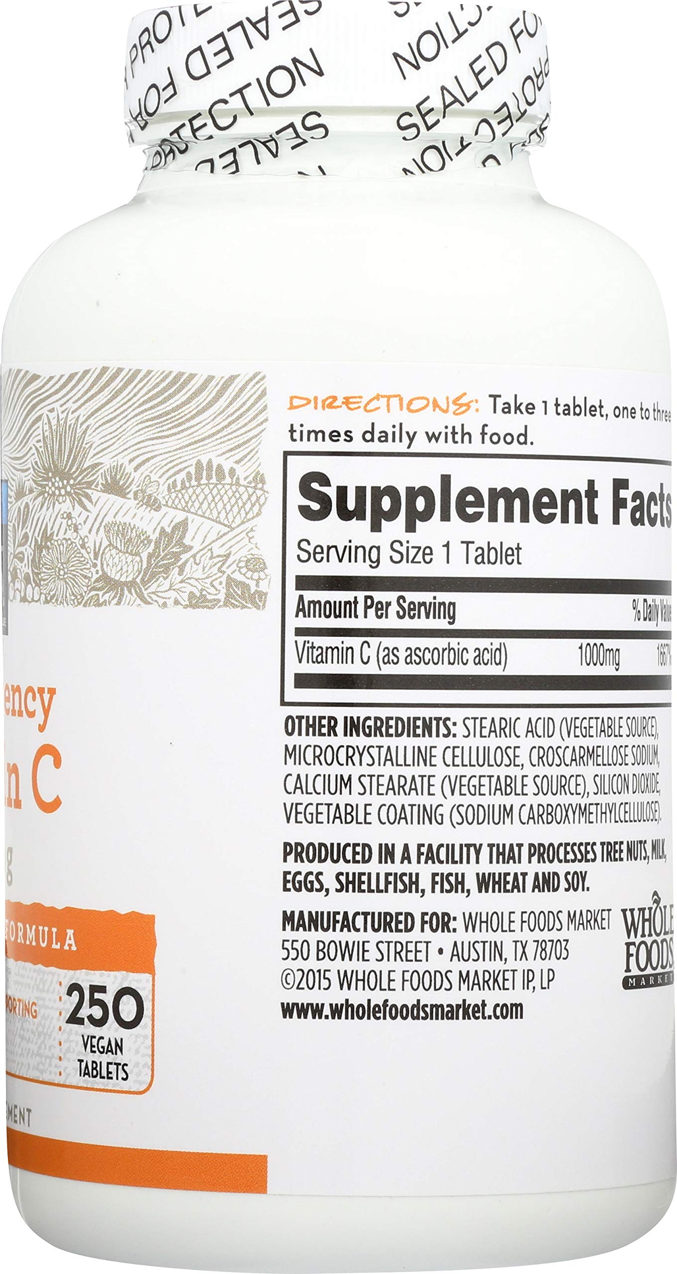 Amazon.com: 365 Everyday Value, Vitamin C 1000mg, 250 ct : Health 