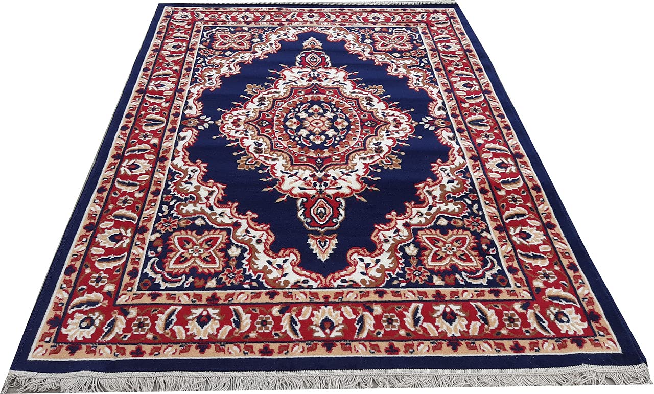 Sifa Carpet Home Decore Traditional Design Acrylic Carpet for Your Home (Blue Color 12x15 Feet) (B08G5CLKZR) Amazon Price History, Amazon Price Tracker
