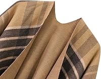 Vista 21 de Urban CoCo Poncho vintage de invierno para mujer, capa con borlas, chal envolvente