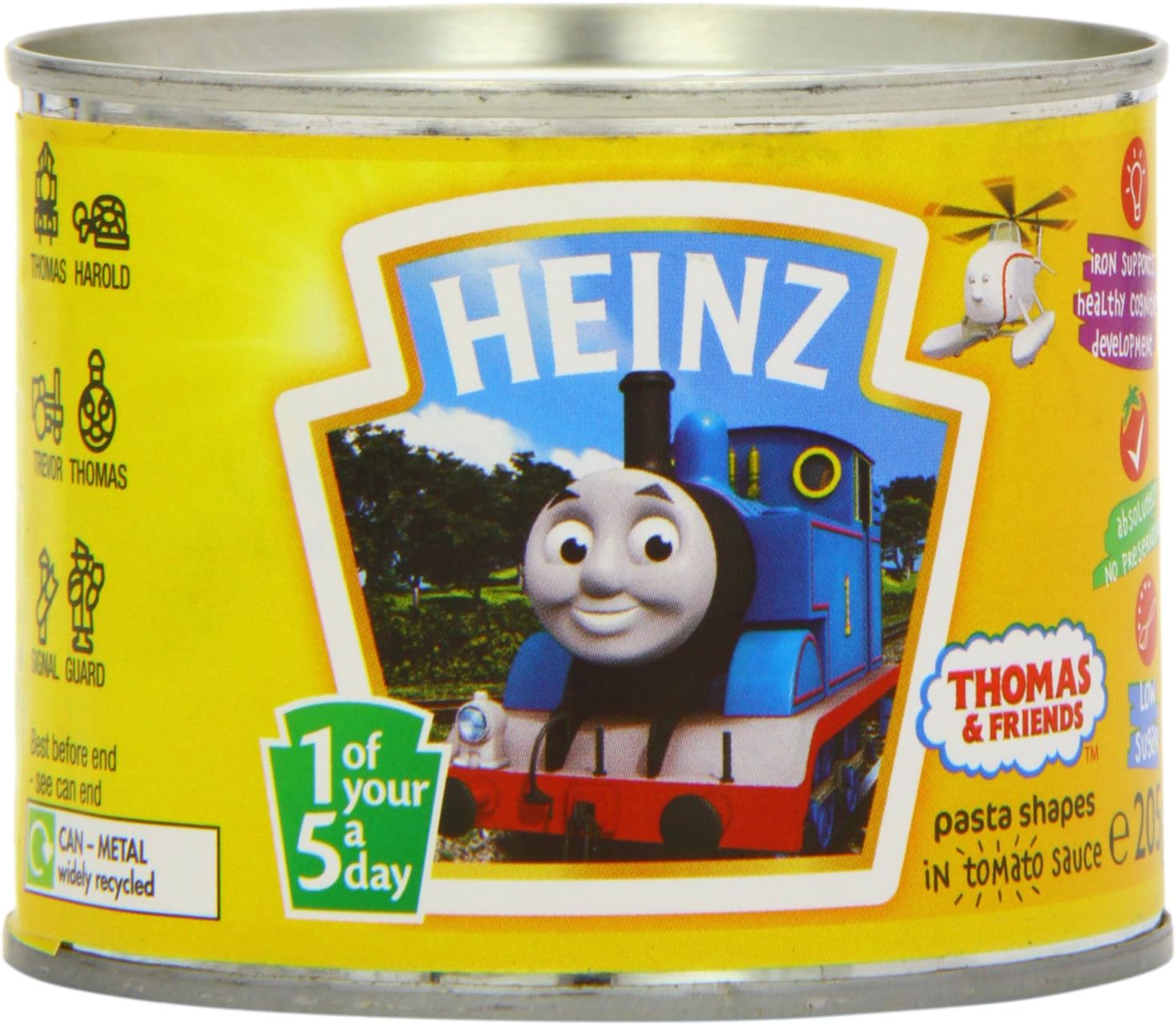 Thomas and Friends Pasta Shapes in Tomato Sauce, 205 g (Pack of 12)