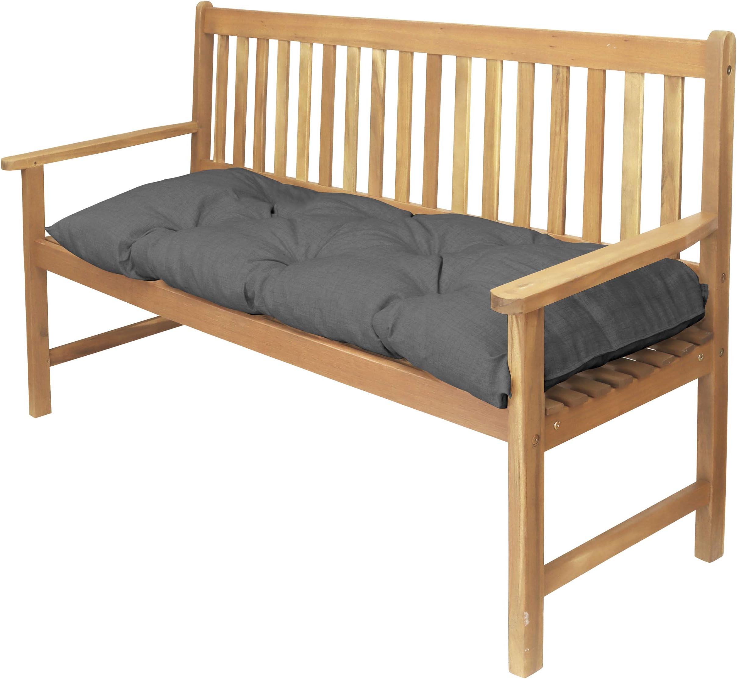 KingGarden Bankkissen 120x40cm - Wasserdichte Sitzauflage Für Gartenbänke Indoor & Outdoor