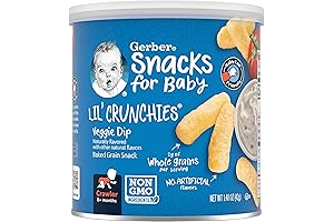 Gerber Lil Crunchies Veggie Dip Puffs for Baby