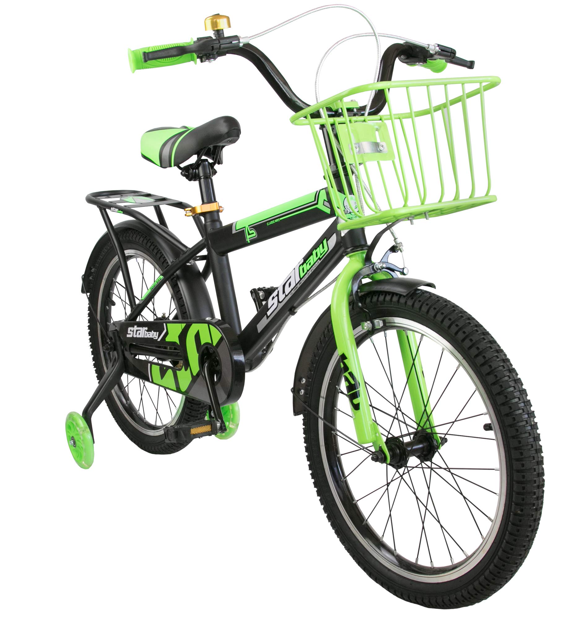 Bicicletta Bambini Zerimar 14" Con Ruote Di Sostegno E Cestino - Sicura E Divertente