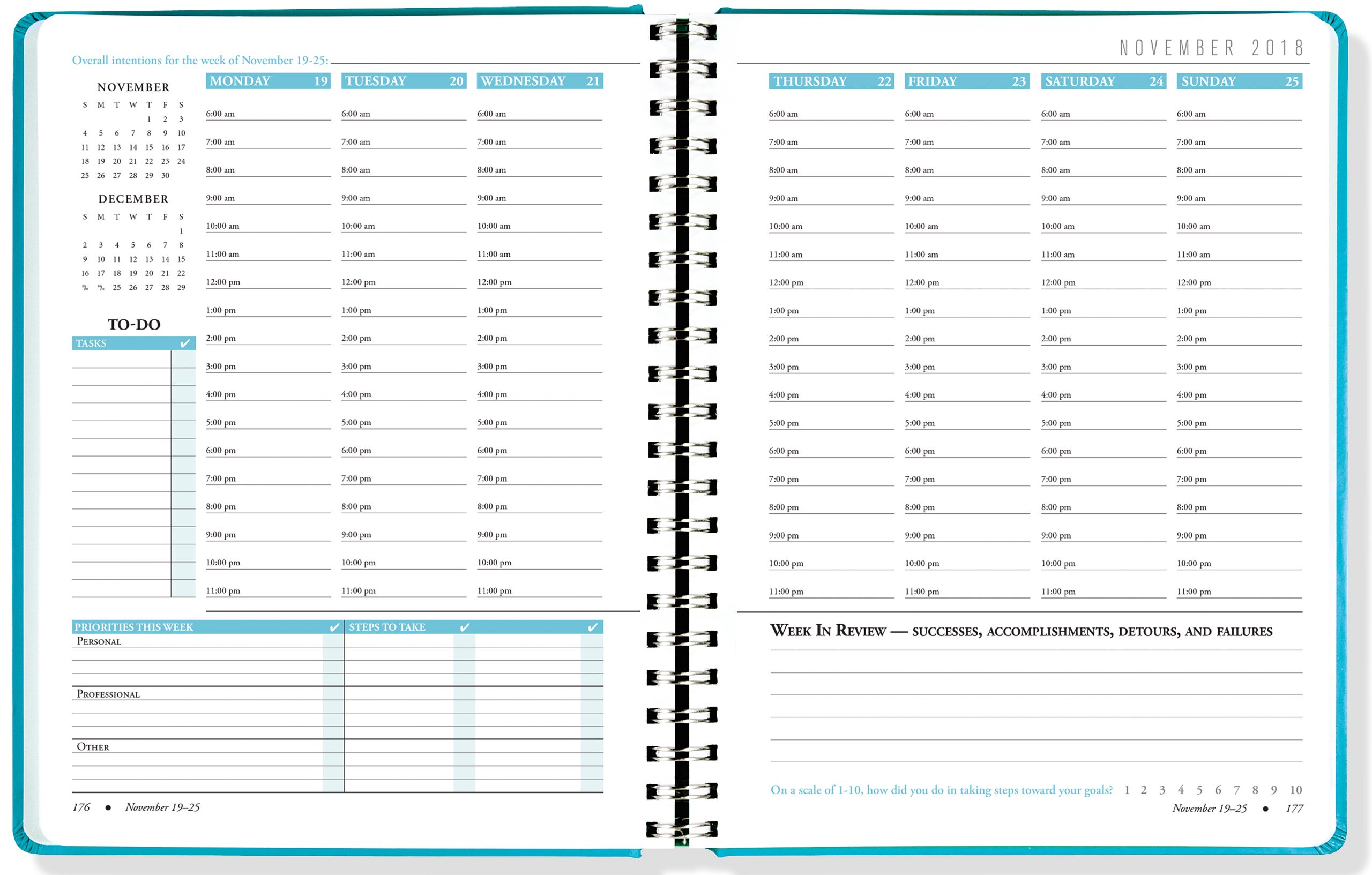 2018 Live With Purpose Weekly Planner (14-Month Calendar, Diary) - Image 2