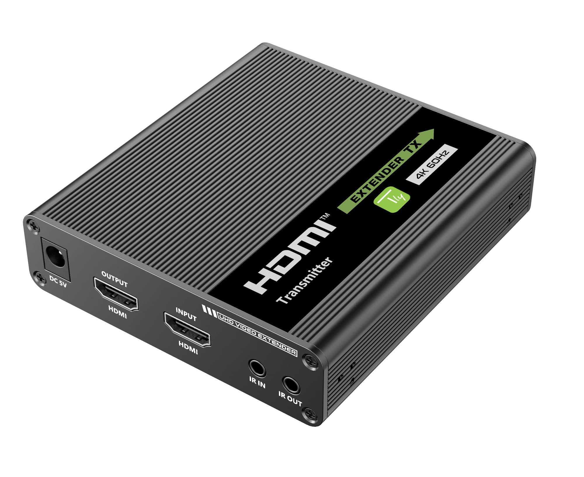 Techly 362312 Amplificatore Extender HDMI 4K Fino a 70m su Cavo Cat.6/6A/7 Punto-Punto