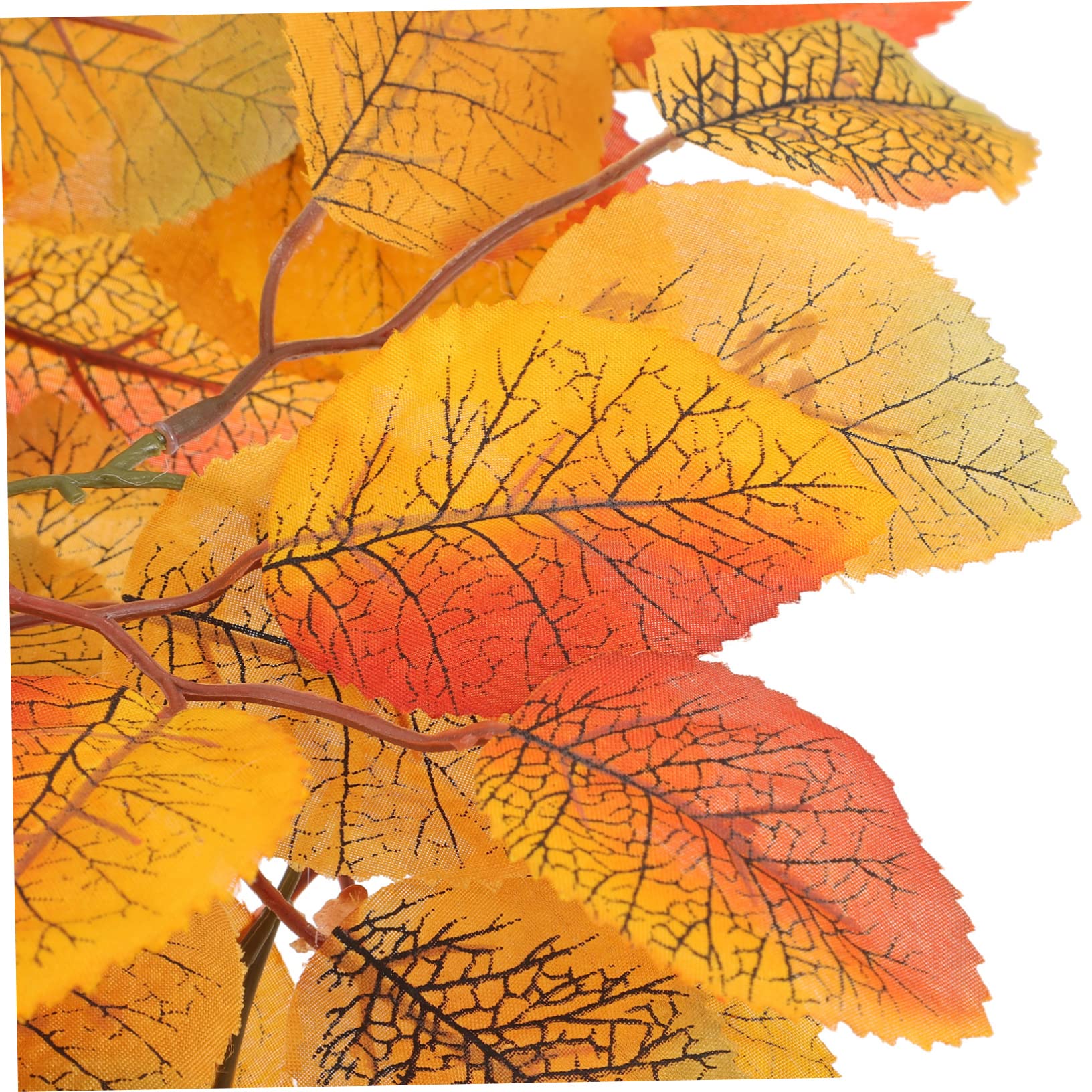 TOPBATHY 5st Dekoratives Rattan Thanksgiving-weingirlande Danksagung Kranz Blatt Herbstlaub Halloween-wohndekoration Halloween-Girlande Laubmantelrebe Herbstdekorationen Plastik
