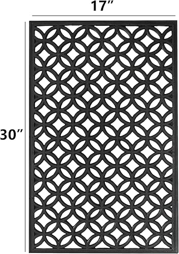 Miniatura 3 de IRONGATE Felpudo de goma para todo tipo de clima, tapete de bienvenida con explosión de sol, tapete antideslizante duradero para interiores y