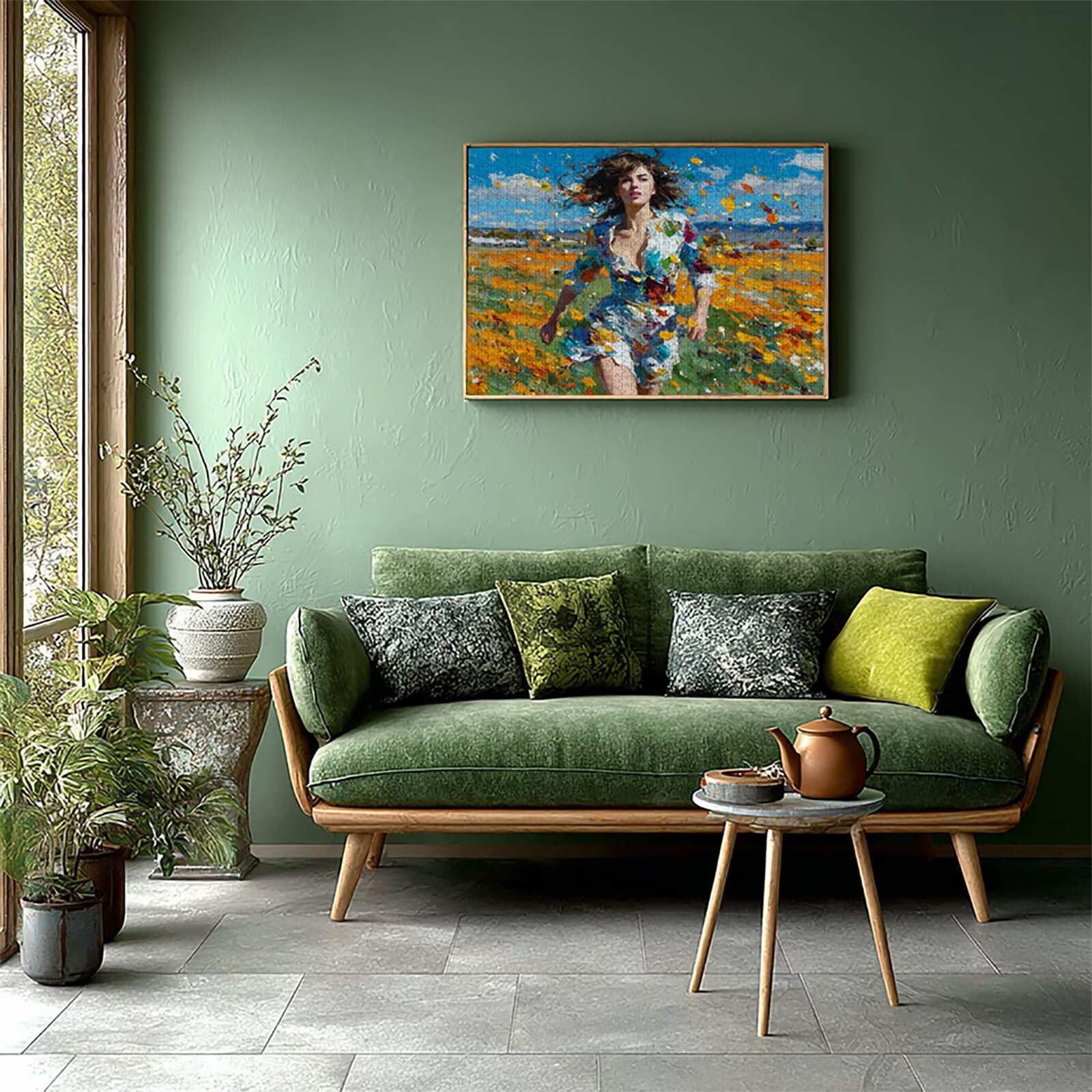 Graffiti Puzzle 5000 Pezzi Adulti, Donna Puzzle Legno con Scatola 156x105cm, Idea Regalo Uomo e Donna, Divertimento Per Adulti, per Gioco Familiar, Giochi di Sfida, Squisita confezione Regalo, K-2433