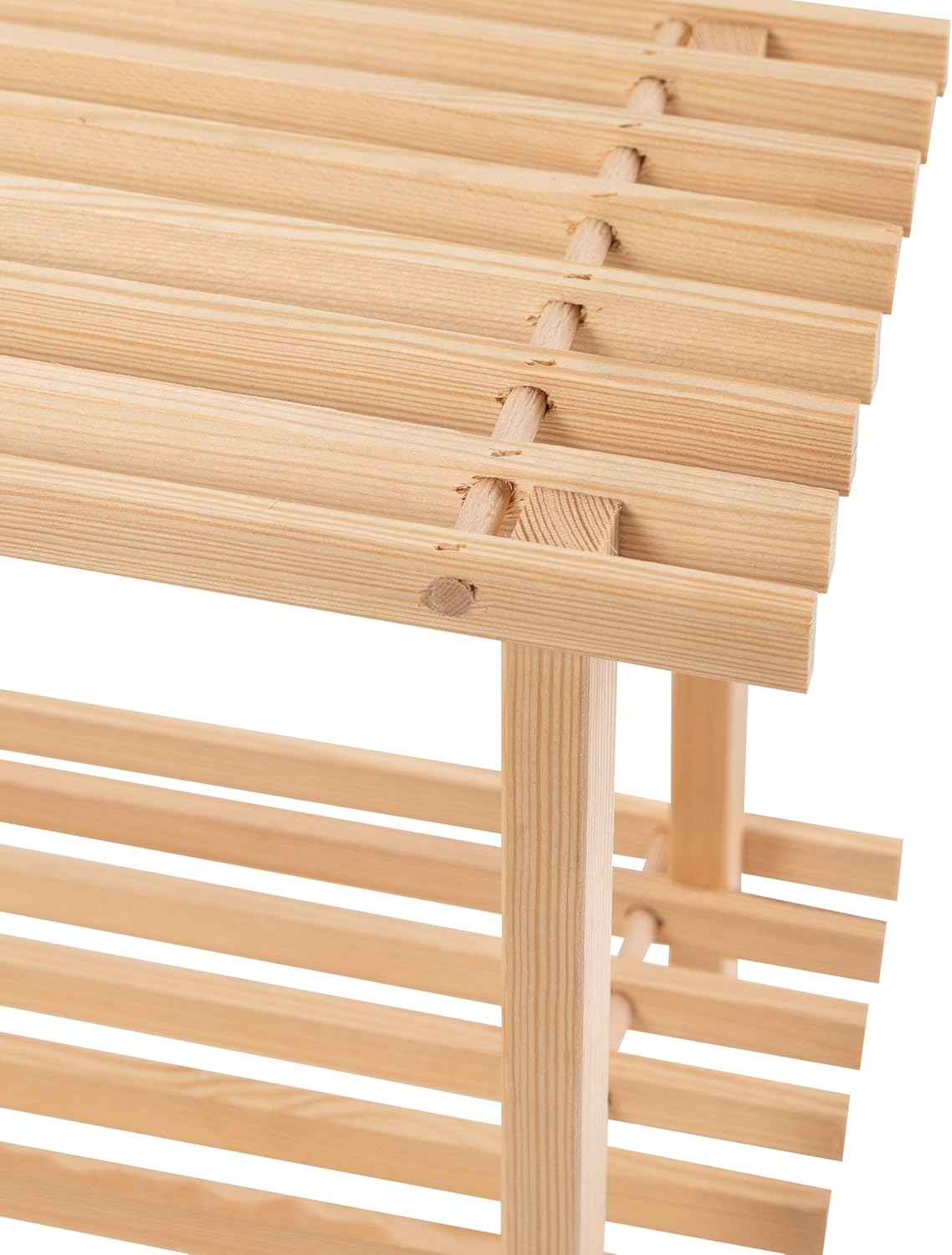 Axentia Shoe Rack, 2 Ebenen, Wood-Coloured