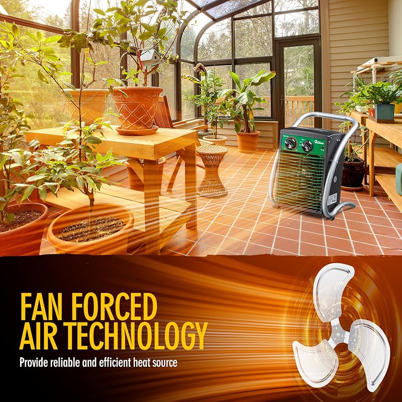 DR. INFRARED HEATER DR218-1500W Greenhouse Garage Workshop Infrared Heater, 1500-watt image 4